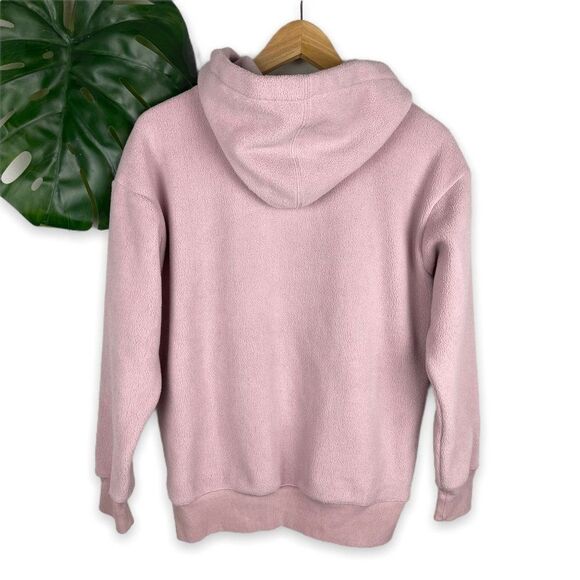 Champion Vintage Logo Fleece Hoodie in Lavender Mauve - Picture 5 of 12